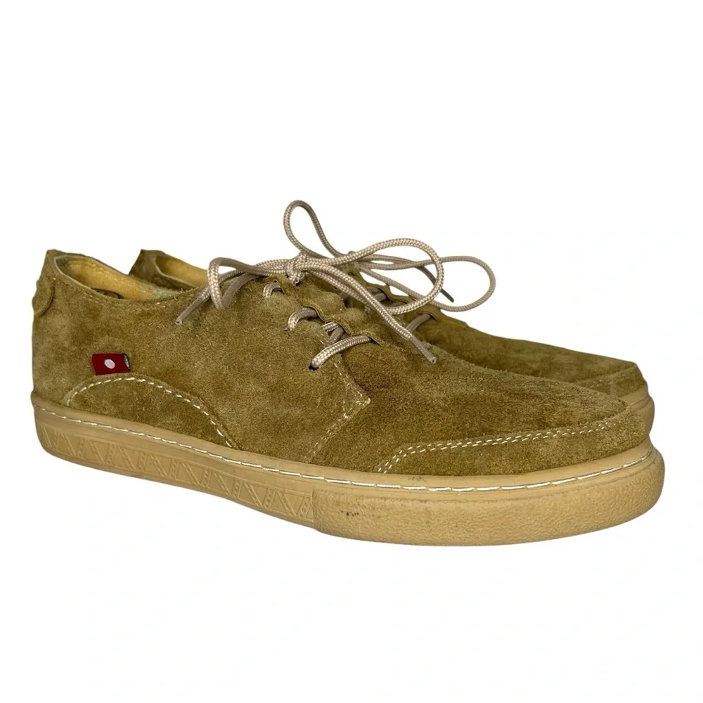 OLIBERTE Men’s Size EU 41 US 8 Anbesso Tan Leather Suede Oxfords Derby‎ Shoes.